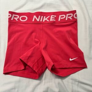 Nike Pro Dri-FIT Red Shorts
